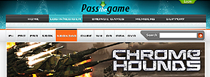 Pass the Game (Gaming Website Template)
